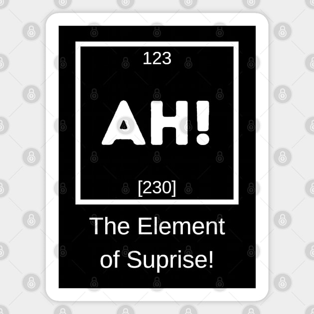 AH! The Element of Suprise Magnet by MakerMind8.2